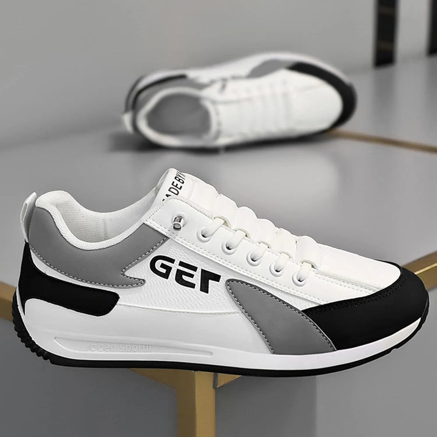 Men's Comfortable Diabetic Shoes Comfortable Breathable Stretch Canvas Slip on Sneaker Supportive Walking Shoes