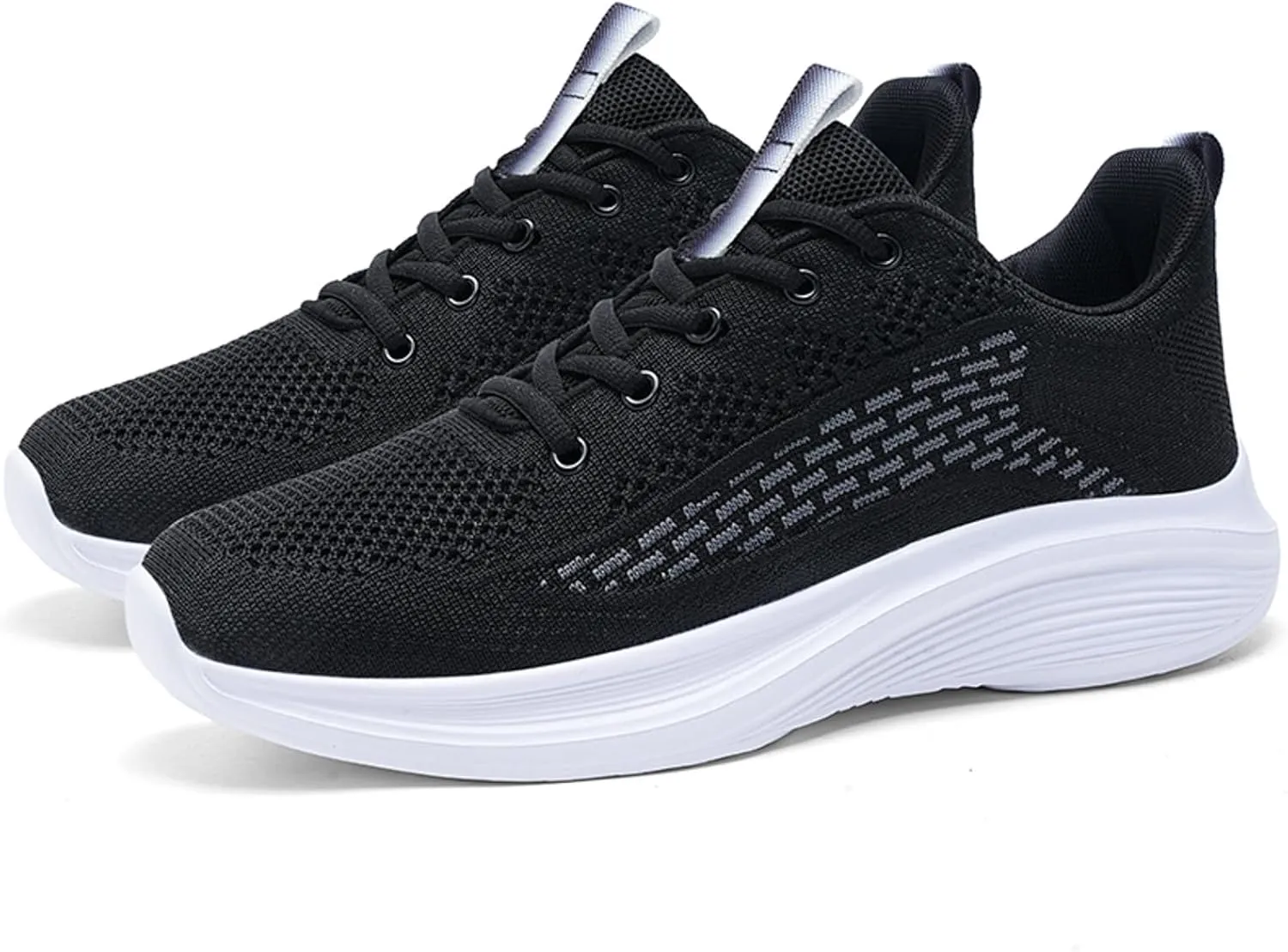 Men's Comfortable Stretch Workout Shoes Business Mesh Breathable Walking Shoe Breathable Lace Up Shoes for Men
