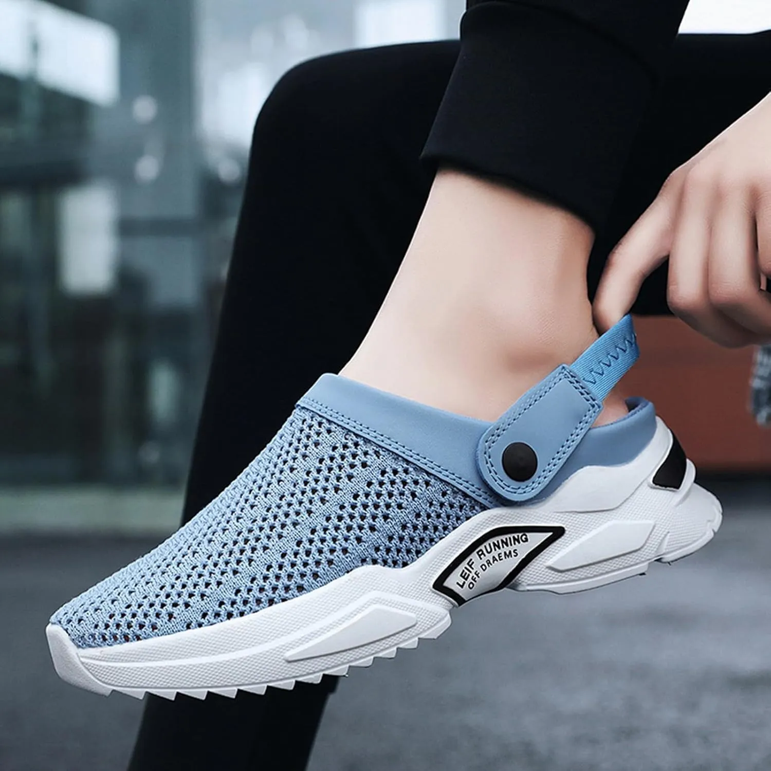 Men's Comfortable Summer Sandals Breathable Lightweight Casual Slip On Shoes for Walking Outdoor Beach
