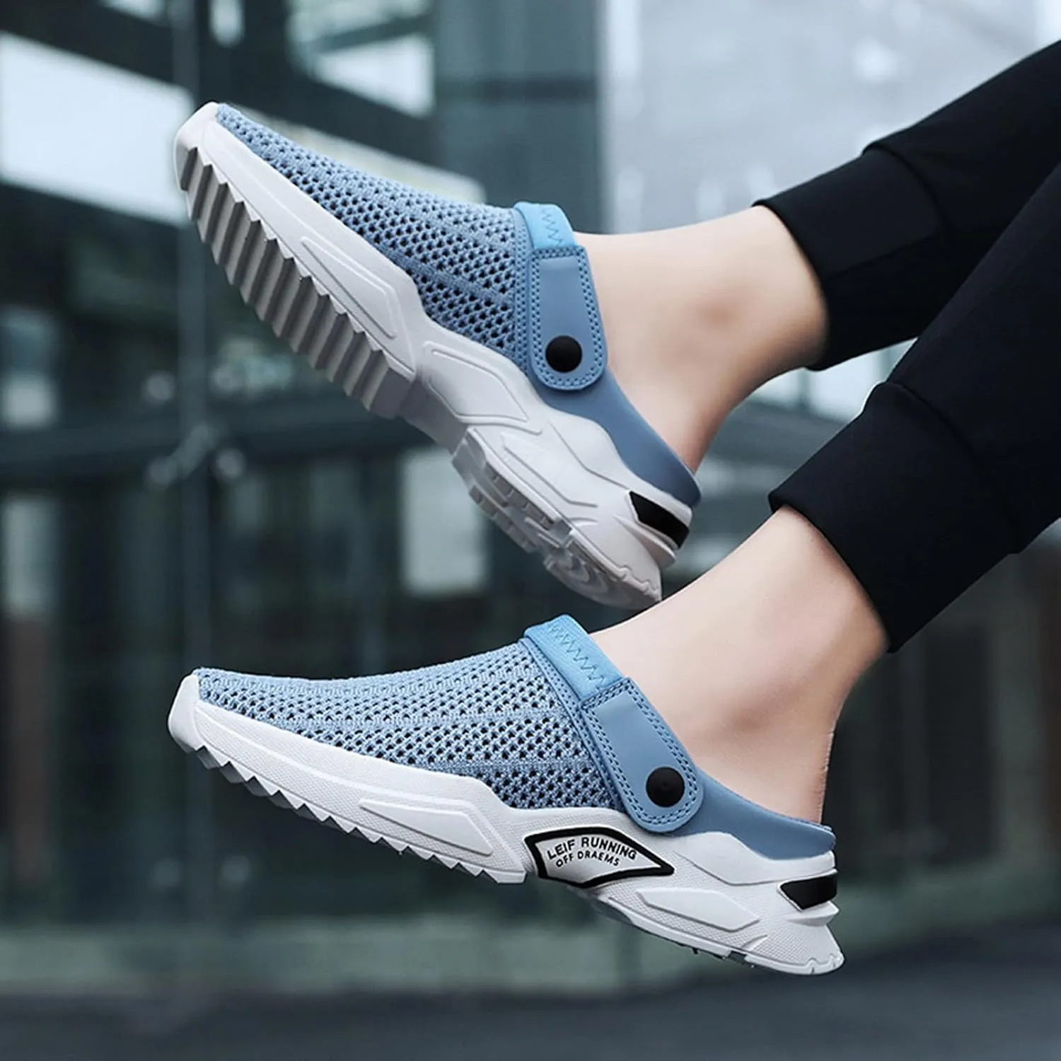 Men's Comfortable Summer Sandals Breathable Lightweight Casual Slip On Shoes for Walking Outdoor Beach