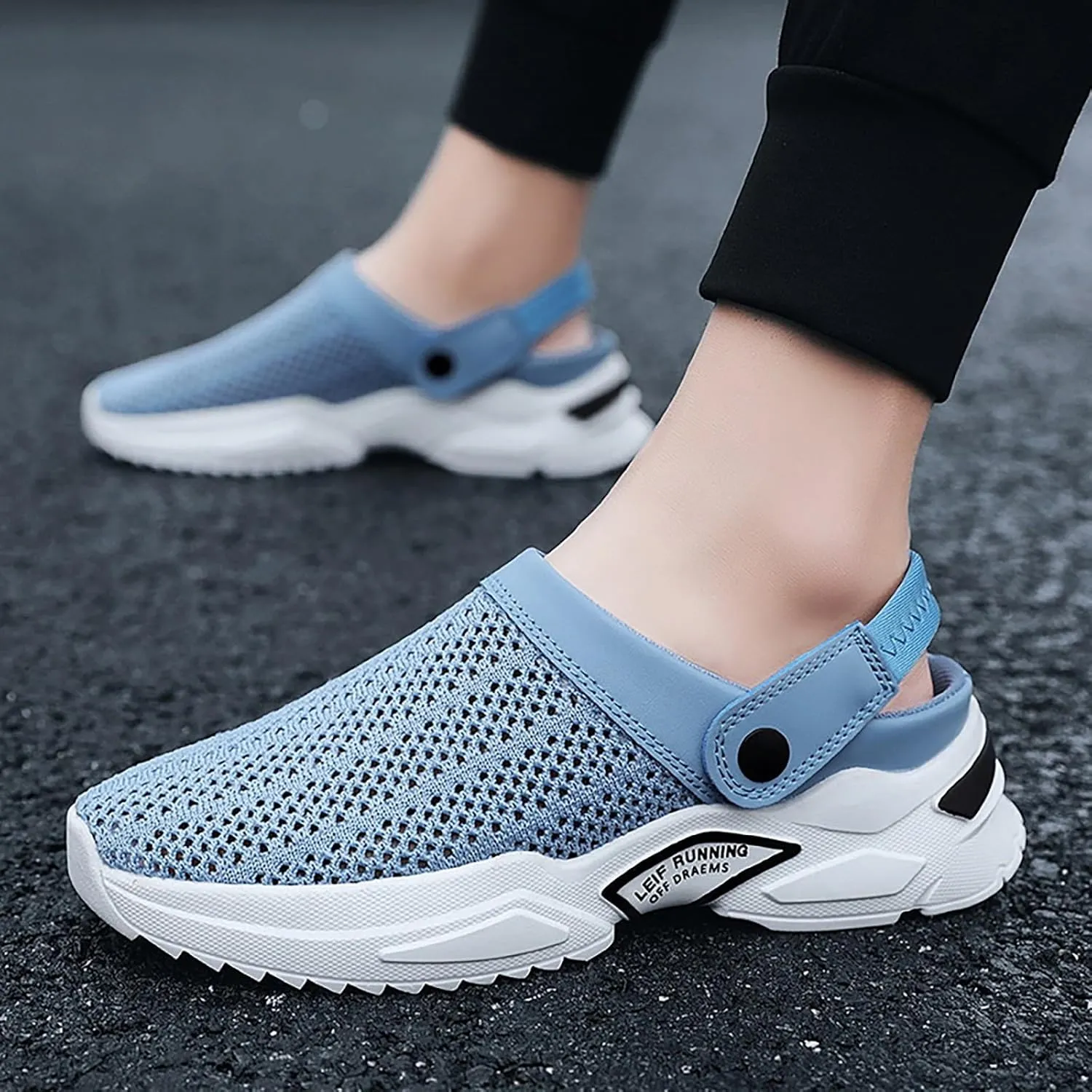 Men's Comfortable Summer Sandals Breathable Lightweight Casual Slip On Shoes for Walking Outdoor Beach