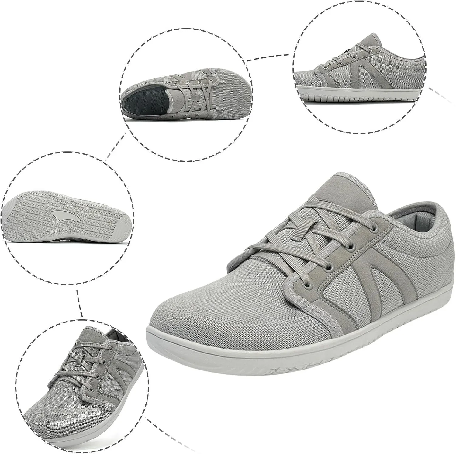 Men's Fashion Versatile Walking Shoes Comfortable Lightweight Casual Walking Shoe Lightweight Minimalist Shoes