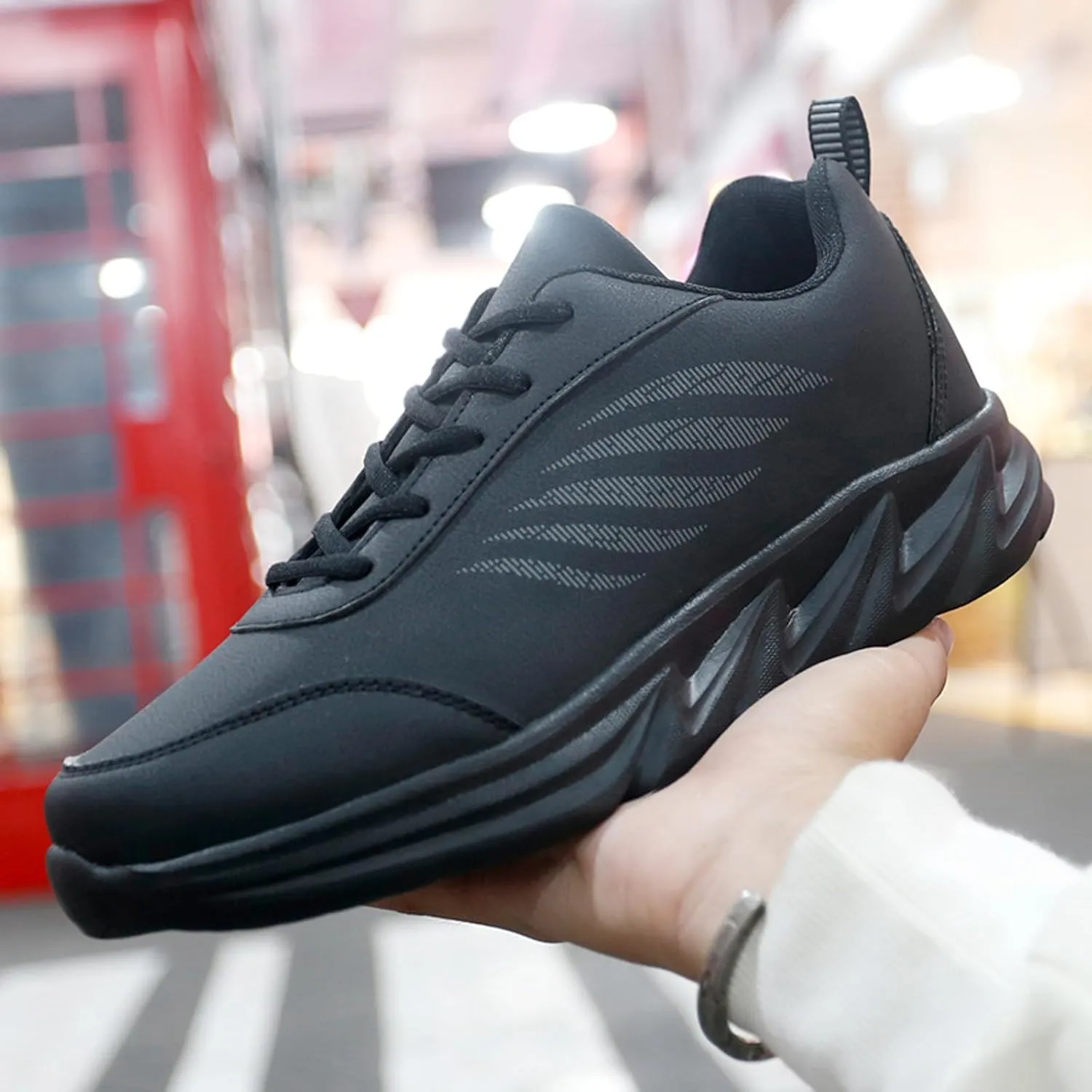 Men's Fashion Versatile Walking Shoes Slip On Lightweight Breathable Fashion Sneaker Lightweight Barefoot Shoes