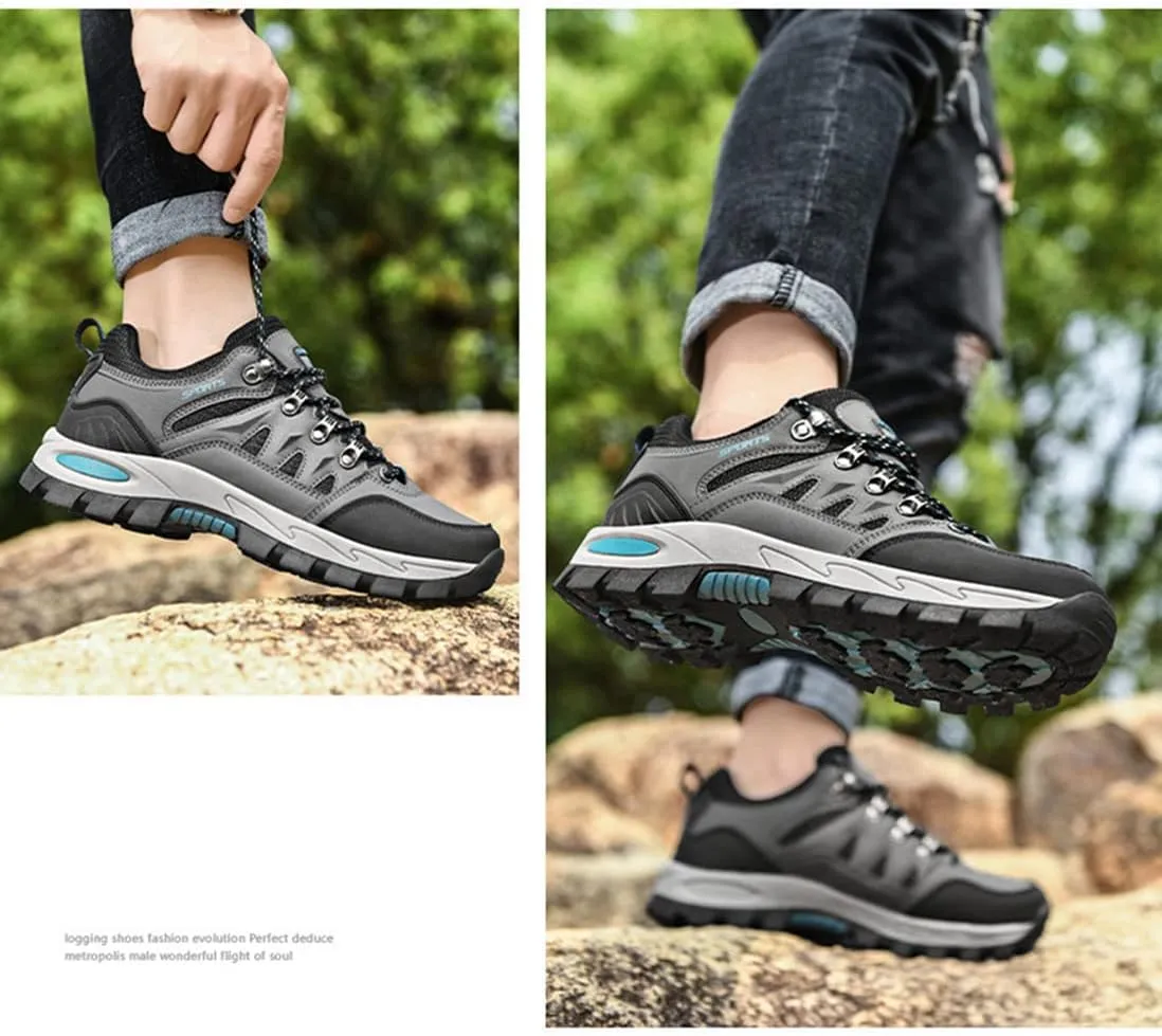 Men's Hiking Shoes Waterproof Anti Slip Hiking Boots Outdoor Lightweight Trekking Sneakers