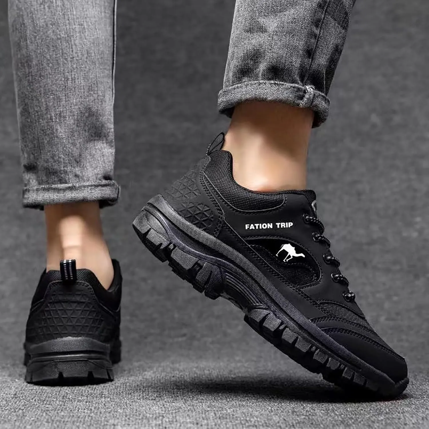 Men's Lightweight Cushion Sneakers Comfortable Lightweight Casual Walking Shoe Lightweight Work Shoes for Men