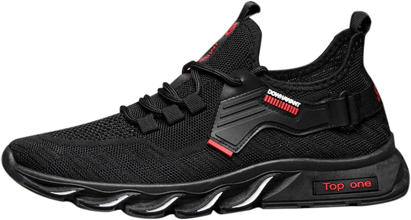 Men's Lightweight Cushion Sneakers Lightweight Breathable Walking Shoe Gym Tennis Men's Comfortable Dress Shoes