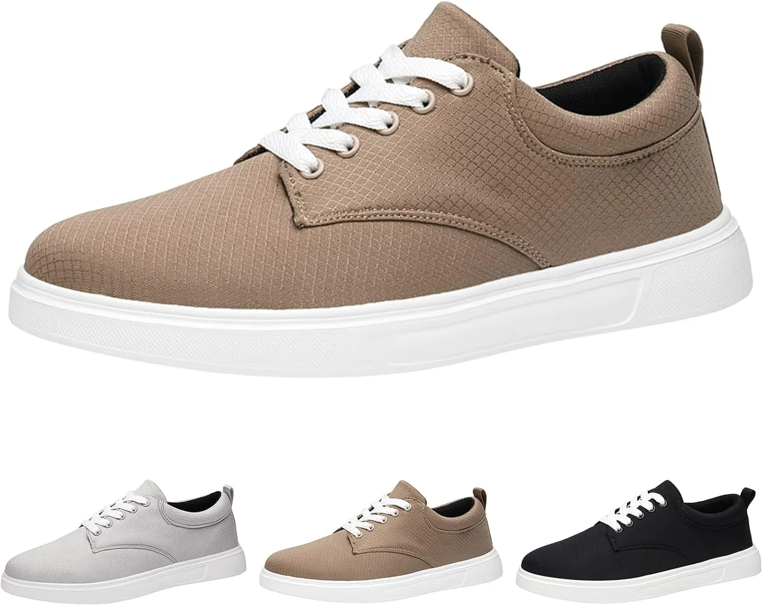 Men's Lightweight Cushion Sneakers Lightweight Sport Gym Jogging Walking Sneaker Men's Comfortable Canvas Shoes