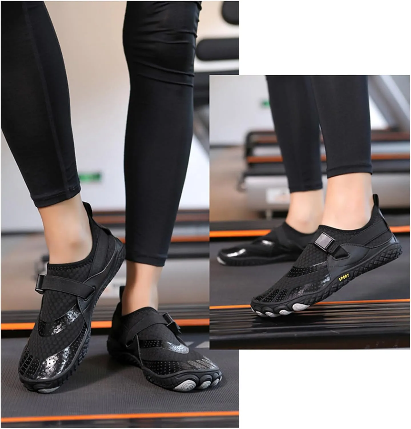 Mens Lightweight Minimalist Shoes Lightweight Breathable Slip On Running Shoe Men's Arch Support Insole Shoes