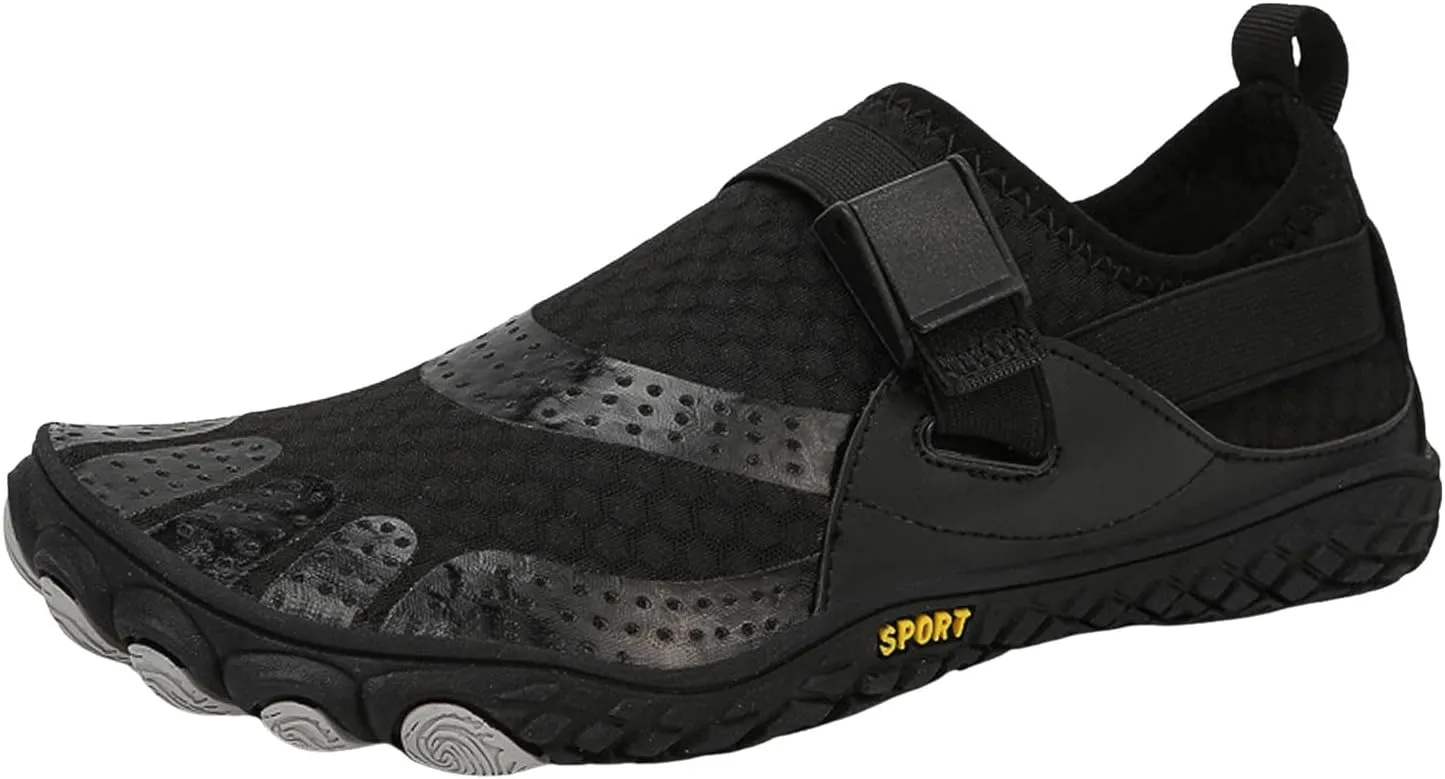 Mens Lightweight Minimalist Shoes Lightweight Breathable Slip On Running Shoe Men's Arch Support Insole Shoes