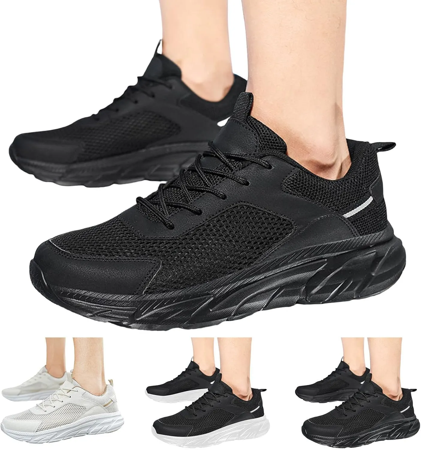 Men's Lightweight Non Slip Barefoot Shoes Comfortable Lightweight Casual Walking Shoe Non Slip Barefoot Sneaker