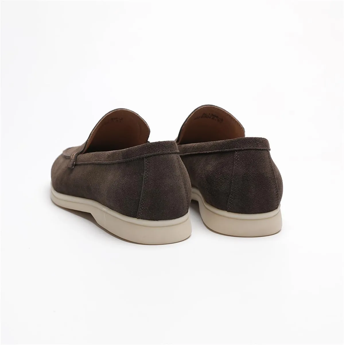Men's Loafers & Slip-Ons - Genuine Leather Slip-On Loafers for Men | Comfortable Casual Shoes with Elastic
