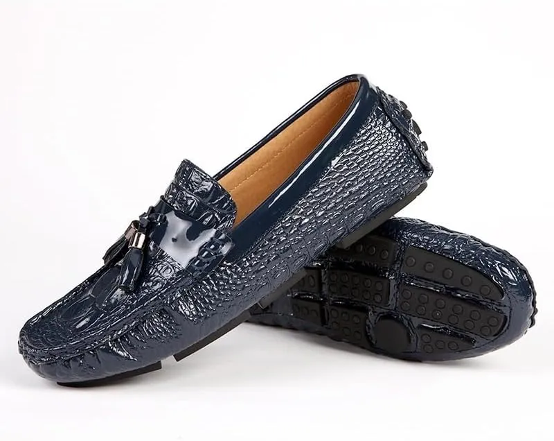 Men's Loafers Shoes Tassel Cow Leather Casual Dress Man Shoes Genuine Leather Loafers for Men