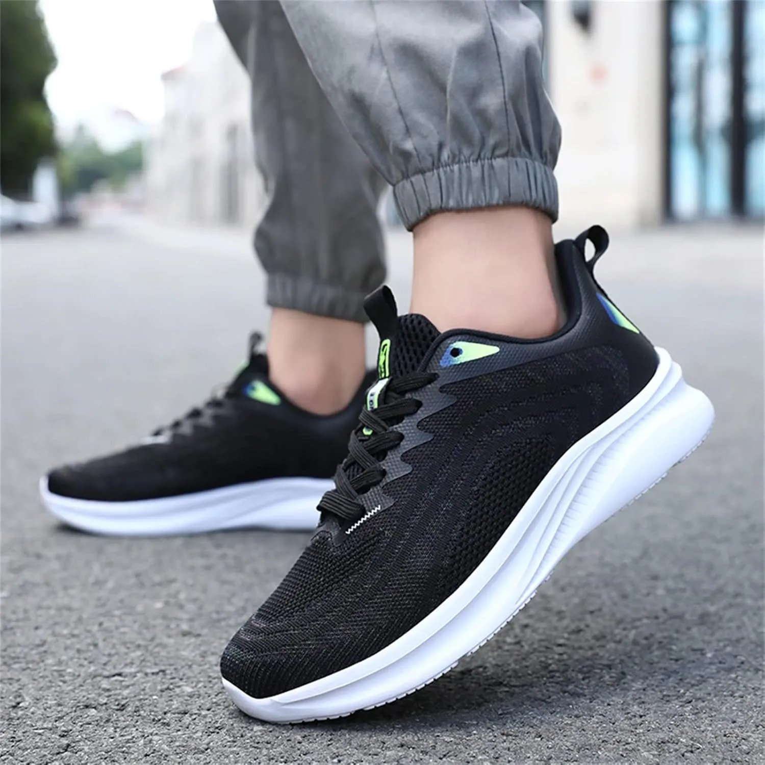 Men's Non Slip Tennis Sneakers Breathable Casual Comfortable Walking Sneaker Men's Sport Breathable Mesh Shoes