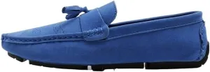 Men's Nubuck Leather Loafers with Tassel - Lightweight Anti-Slip Driving Loafers, Slip-On Style for Casual, Wedding & Work
