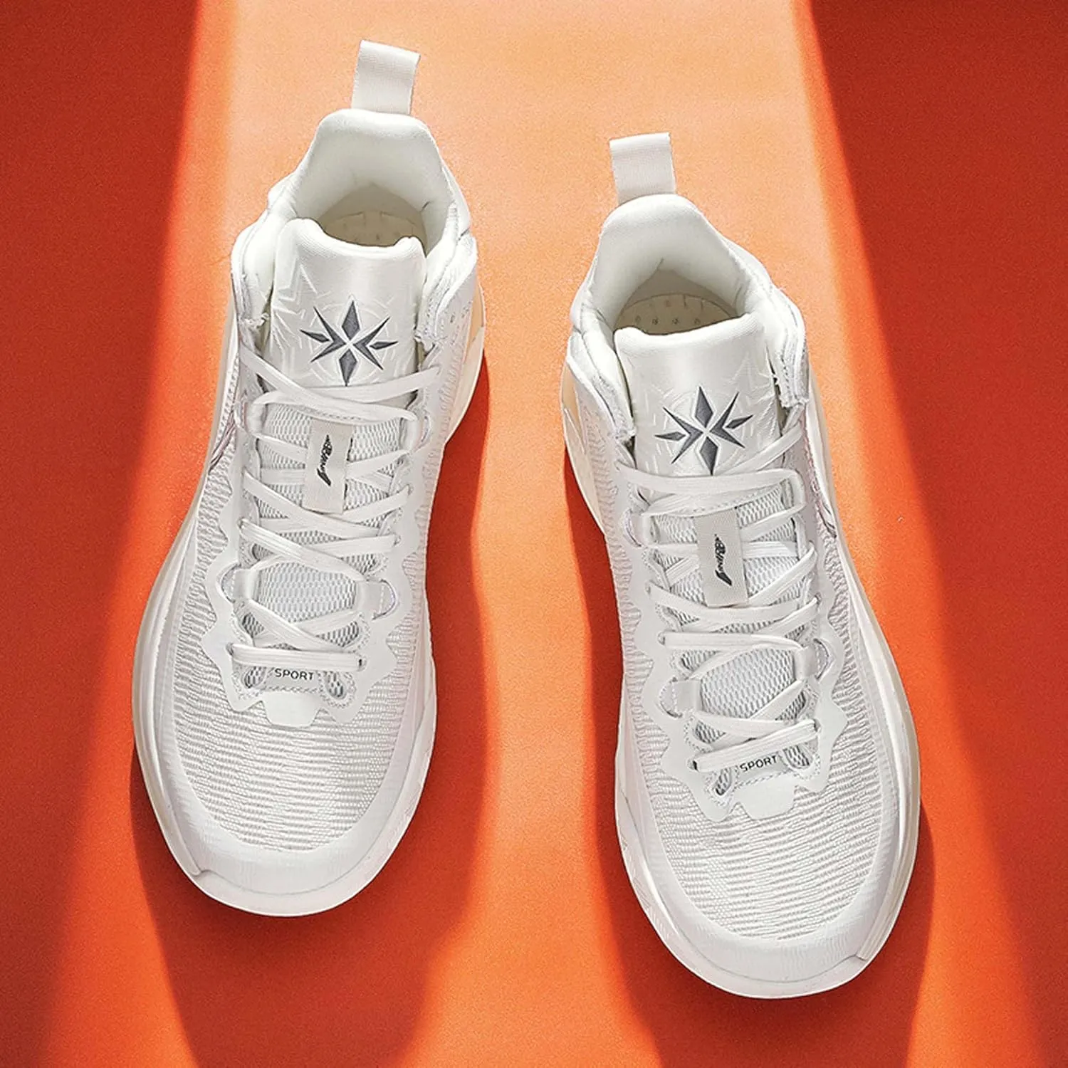 Men's Professional High Top Basketball Shoes Teenagers Fashion Sneakers Women's Indoor Non-Slip Cushioning Training Running Tennis Match Shoes