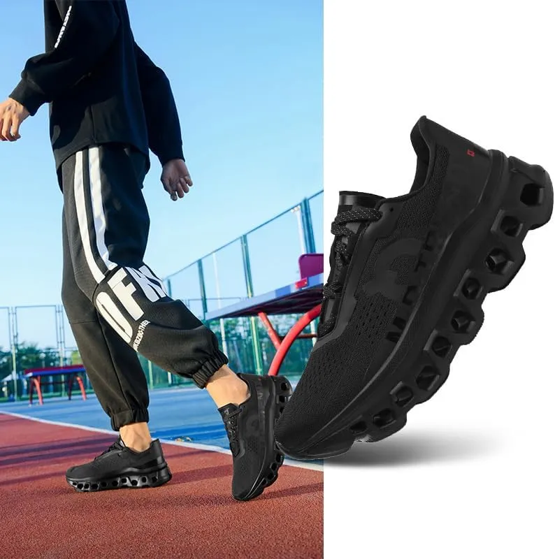 Men's Running Sneakers Shoes Comfortable Cushioned Mens Road Running Shoes, Slip on Breathable Soft Bottom Casual Athletic Shoes, Walking Tennis Jogging Workout Men Wide Trainers