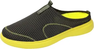 Men's Slip Shoes Fashion Summer Men Casual Shoes Breathable Mesh Shallow Wear Lightweight Casual Half Slippers