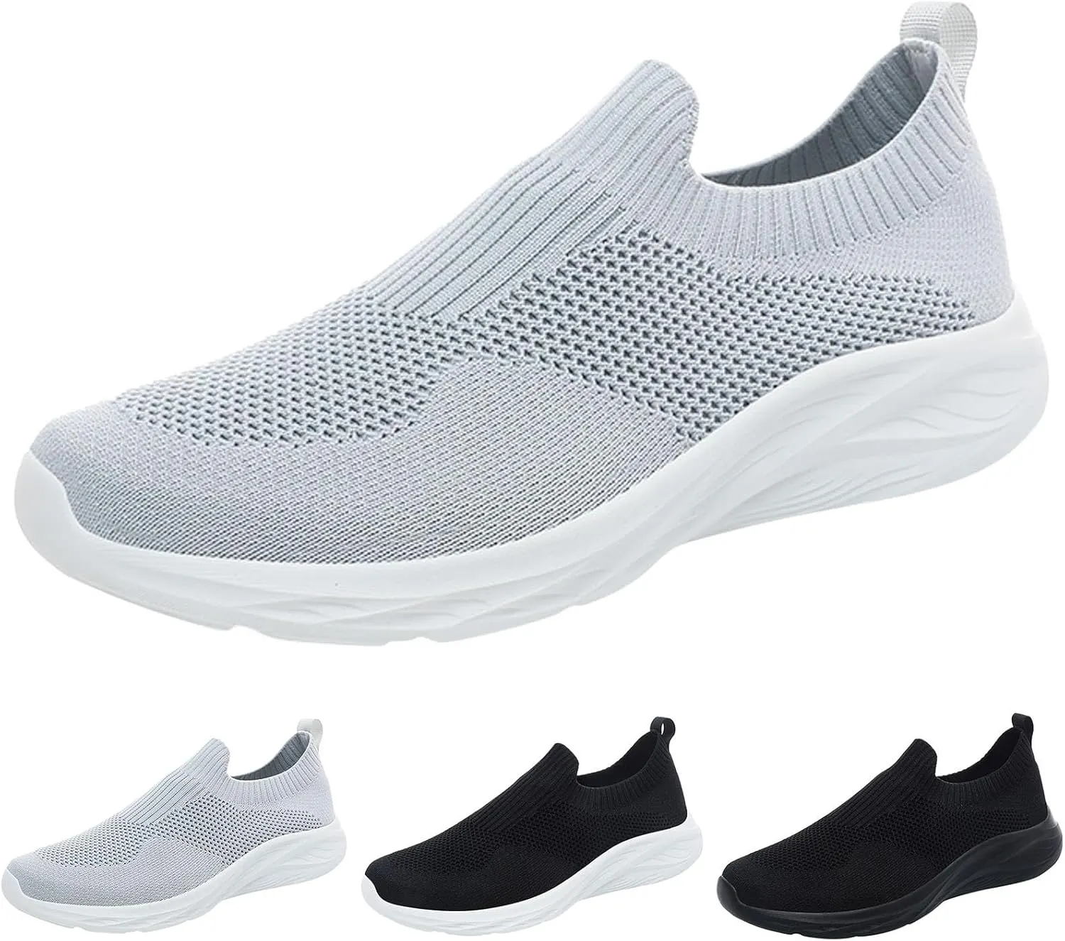 Men's Sport Breathable Mesh Shoes Comfortable Breathable Lightweight Tennis Shoe Arch Support Plantar Fasciitis