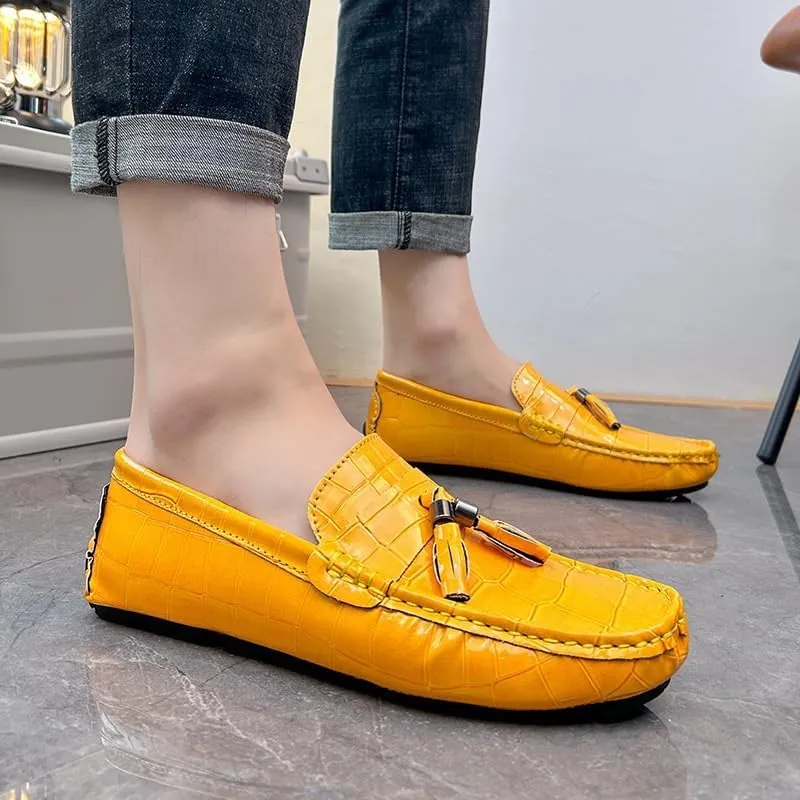Men's Tassel Comfort Loafer Mens Loafers Sneakers Slip On Fashion Comfort Shoes