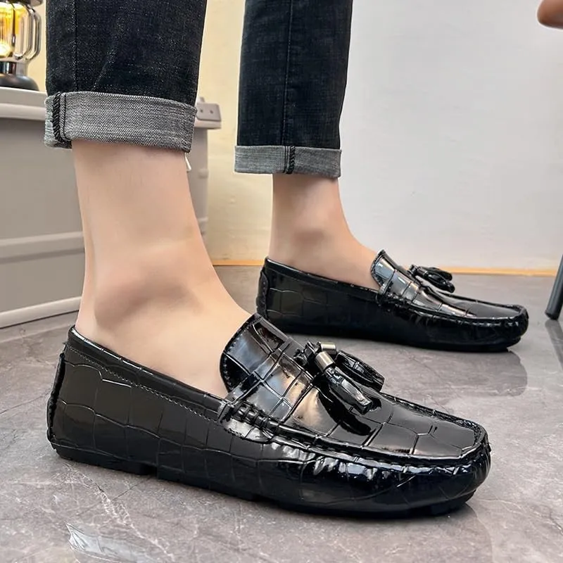 Men's Tassel Comfort Loafer Mens Loafers Sneakers Slip On Fashion Comfort Shoes