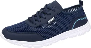 Mens Tennis Shoes Men Summer Lightweight Breathable Casual Shoes Mesh Casual Running