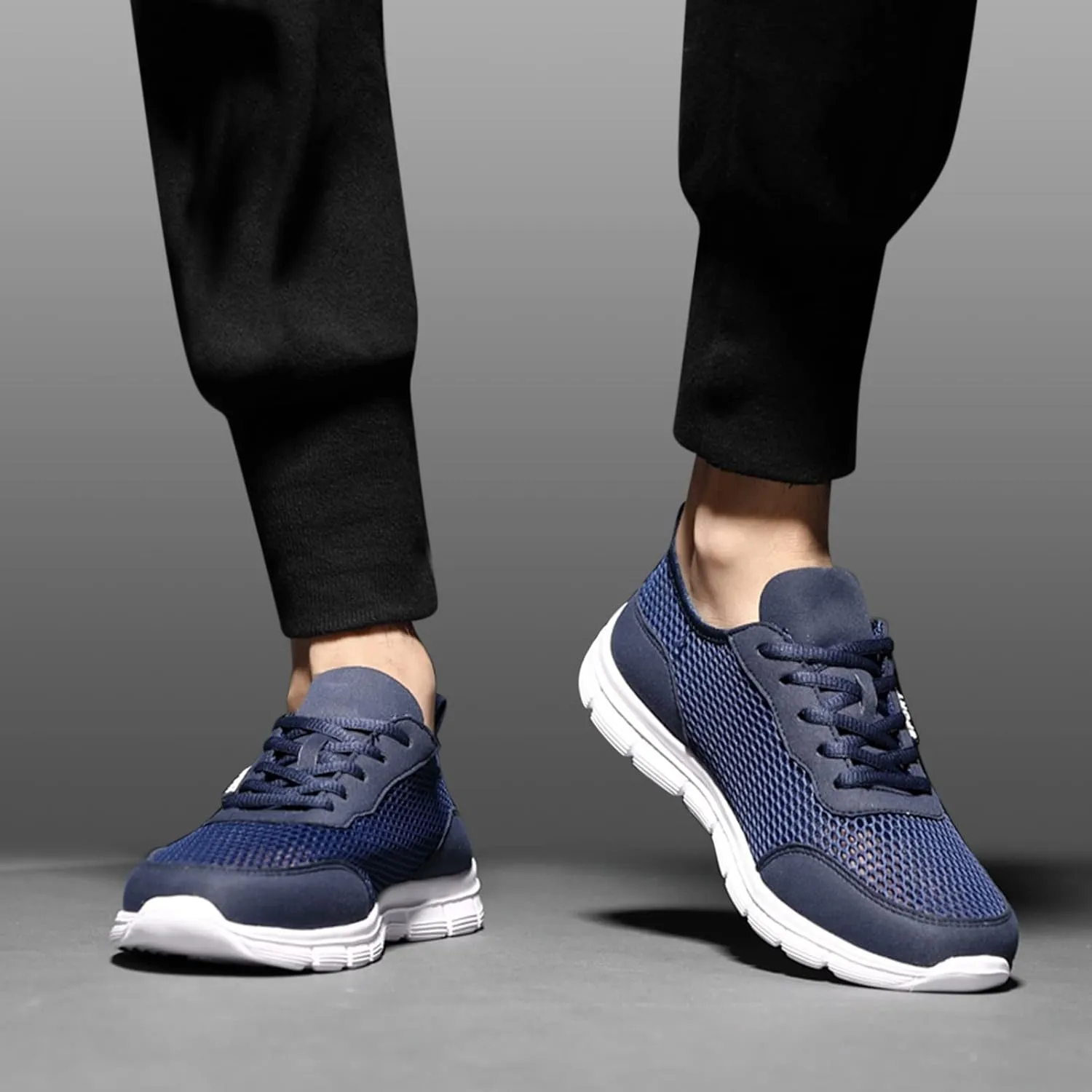 Mens Tennis Shoes Men Summer Lightweight Breathable Casual Shoes Mesh Casual Running