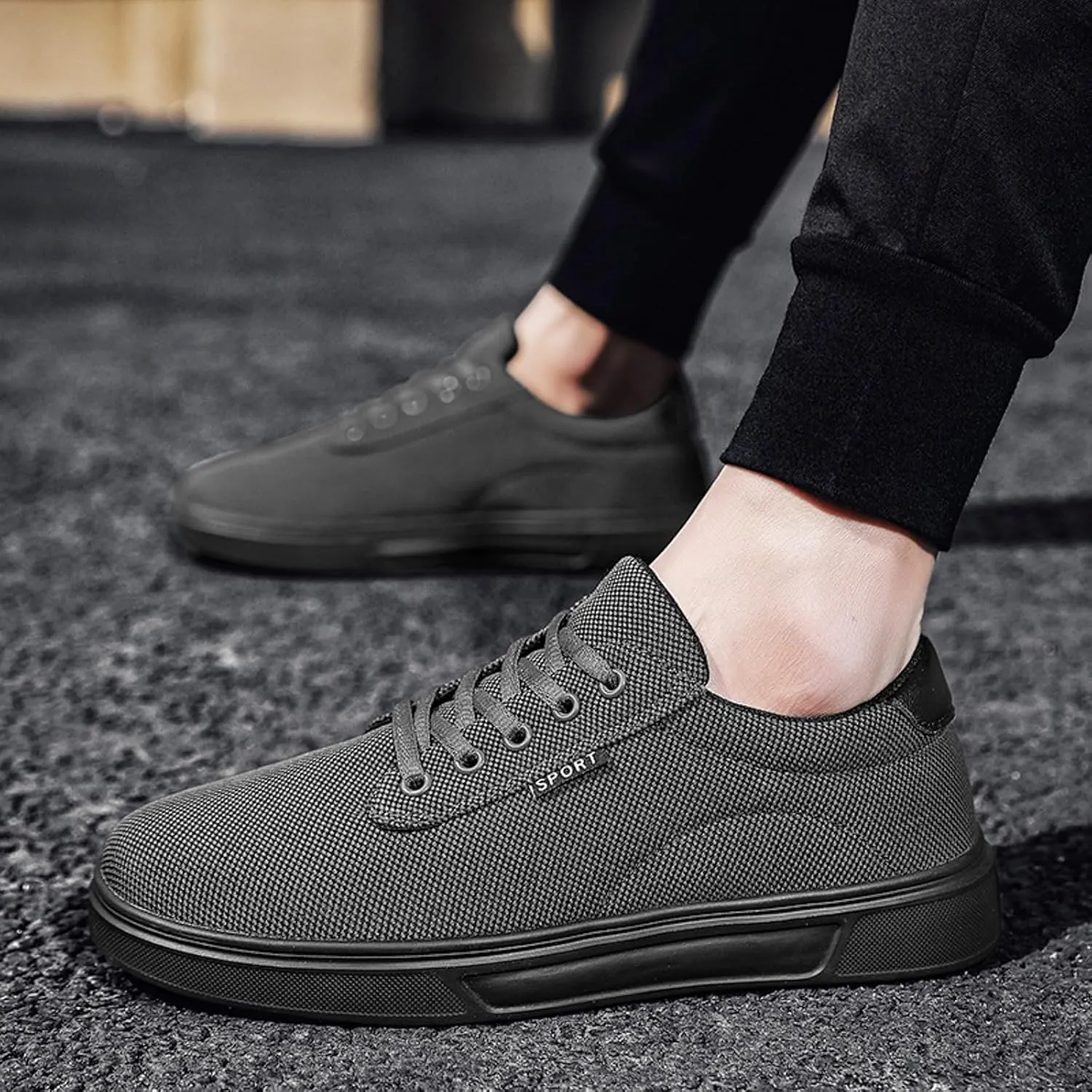 Men's Walking Shoes Sports Low Top Mountaineering Classic Breathable Slip On Loafers