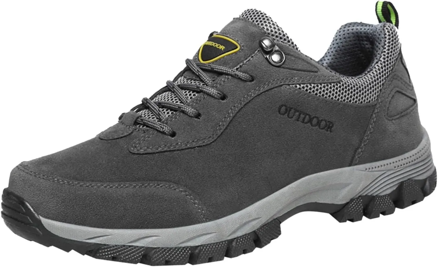 Men's Walking Shoes Waterproof Hiking Shoes Slip on Orthopedic Sneakers Outdoor Non Slip Shoes Casual Trail Shoes