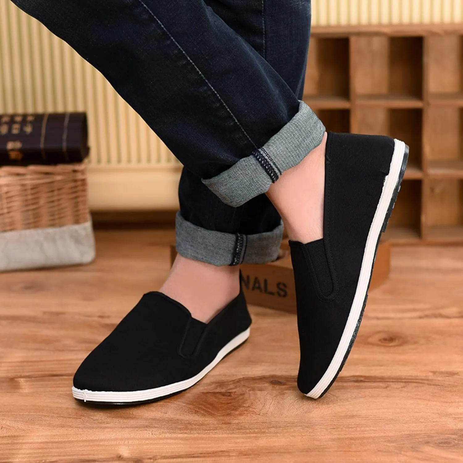 Men's Walking Sneakers Sports Athletic Workout Shoes Casual Comfortable Breathable Slip-On Sneakers