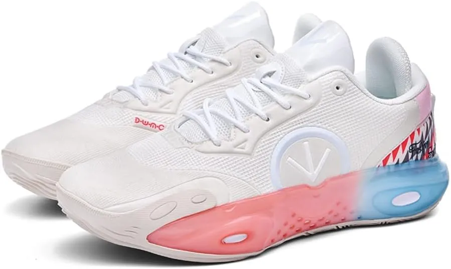 Men's Women's Basketball Shoes High Top Ultra-Light Fashion Anti Slip Breathable Sneakers