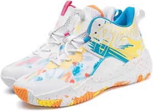 Men's Women's Basketball Shoes Ultra-Light high-top Fashion Anti-Slip Breathable Sneakers