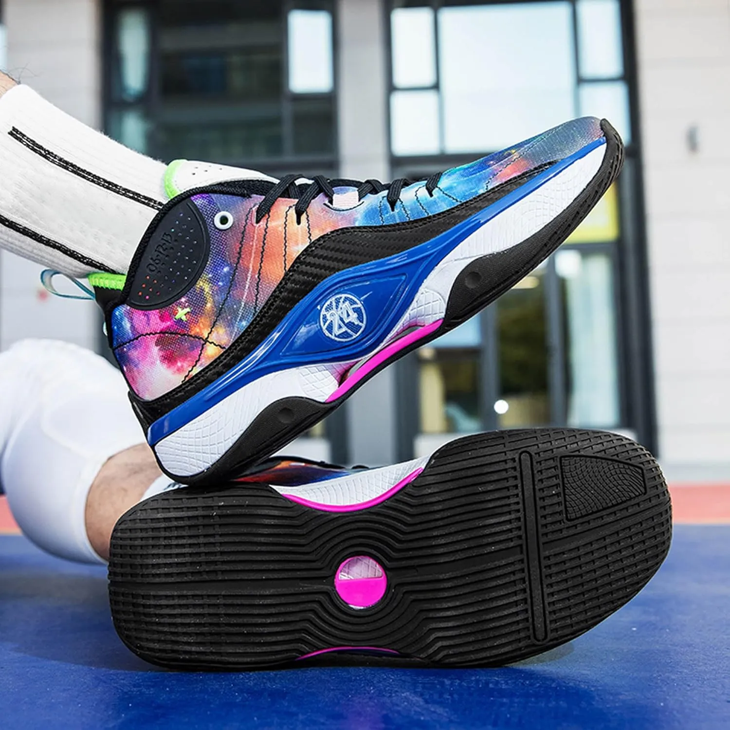 Men's Women's Fashionable Fluorescent Lightweight Casual Basketball Shoes Skateboarding Shoes