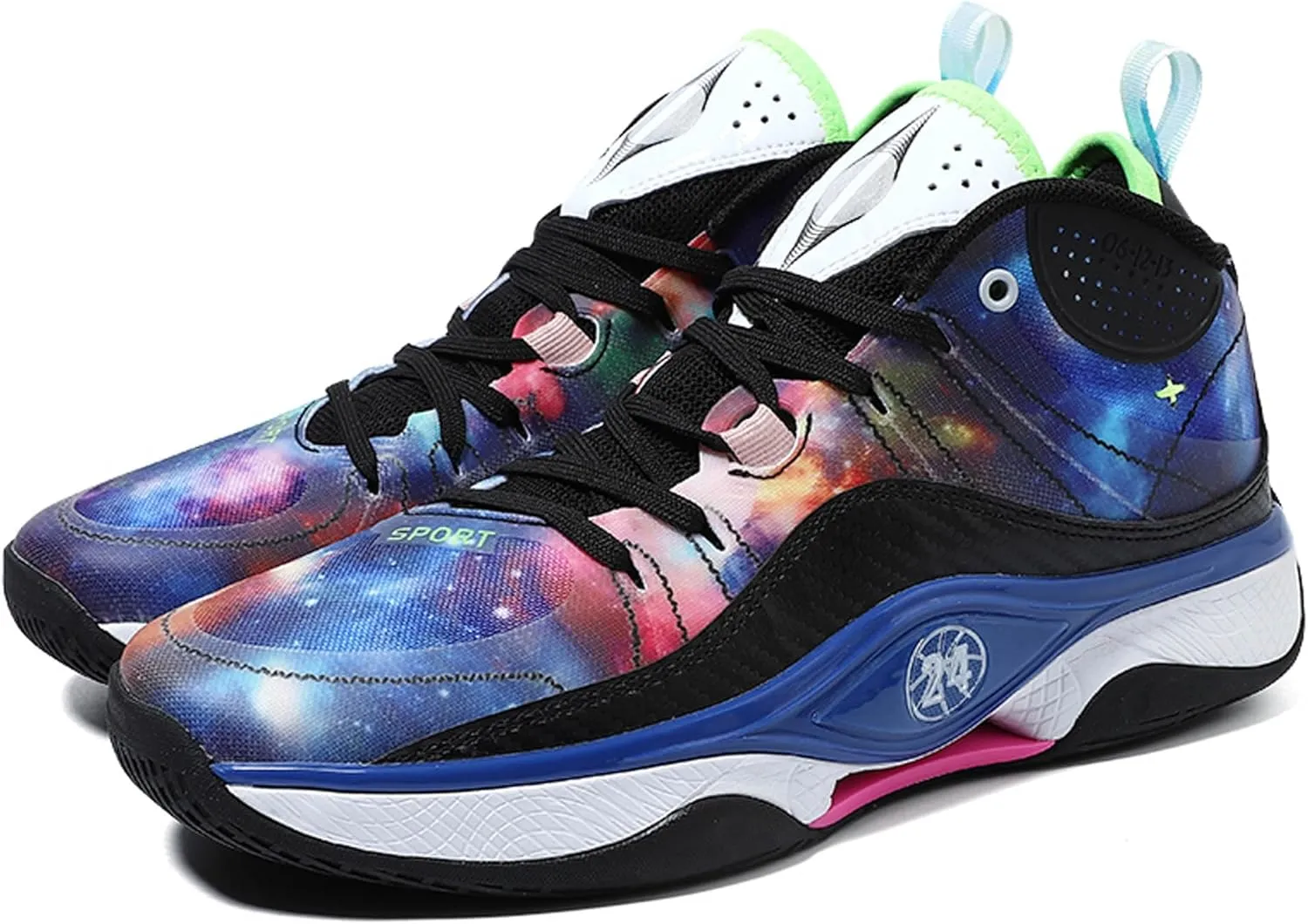 Men's Women's Fashionable Fluorescent Lightweight Casual Basketball Shoes Skateboarding Shoes