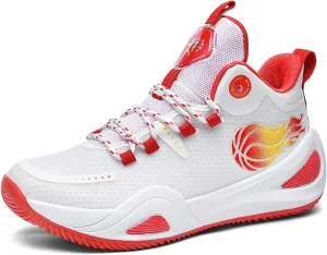 Men's Women's High Top Graffiti Anti Slip Basketball Shoes, Arch Supported Casual Sports Shoes, Men's Breathable Running Shoes, Fitness Cushioning Training Shoes