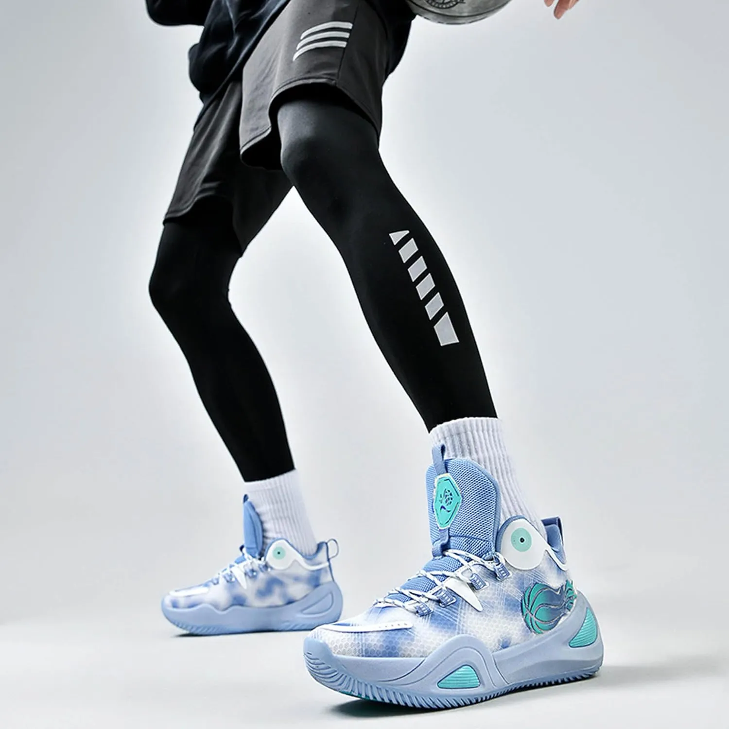 Men's Women's High Top Graffiti Anti Slip Basketball Shoes, Arch Supported Casual Sports Shoes, Men's Breathable Running Shoes, Fitness Cushioning Training Shoes