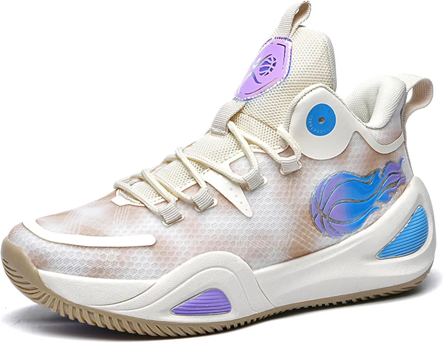 Men's Women's High Top Graffiti Anti Slip Basketball Shoes, Arch Supported Casual Sports Shoes, Men's Breathable Running Shoes, Fitness Cushioning Training Shoes