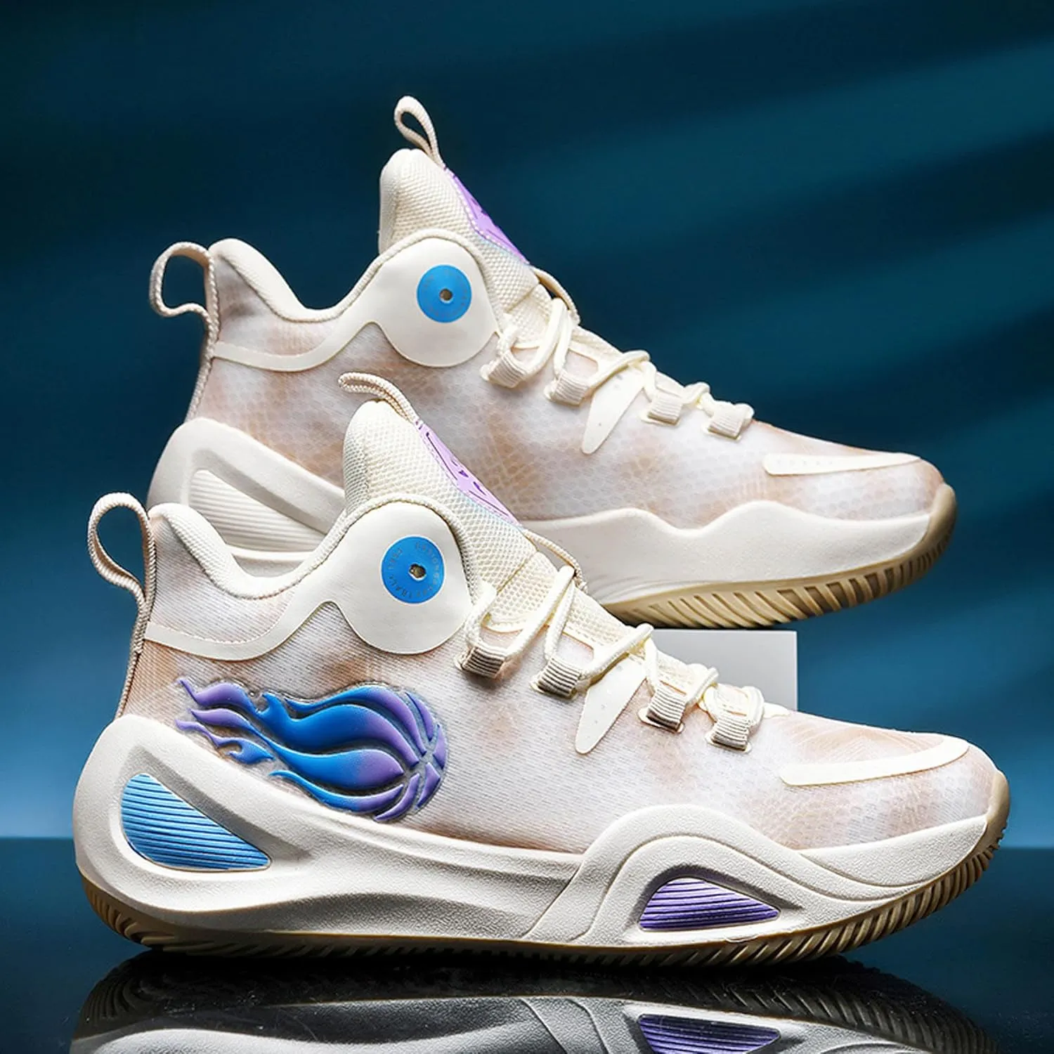 Men's Women's High Top Graffiti Anti Slip Basketball Shoes, Arch Supported Casual Sports Shoes, Men's Breathable Running Shoes, Fitness Cushioning Training Shoes