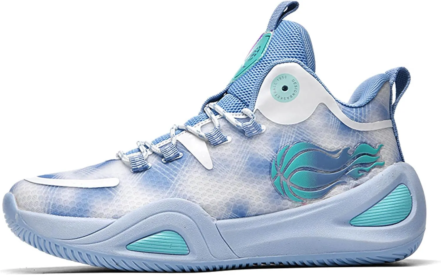Men's Women's High Top Graffiti Anti Slip Basketball Shoes, Arch Supported Casual Sports Shoes, Men's Breathable Running Shoes, Fitness Cushioning Training Shoes