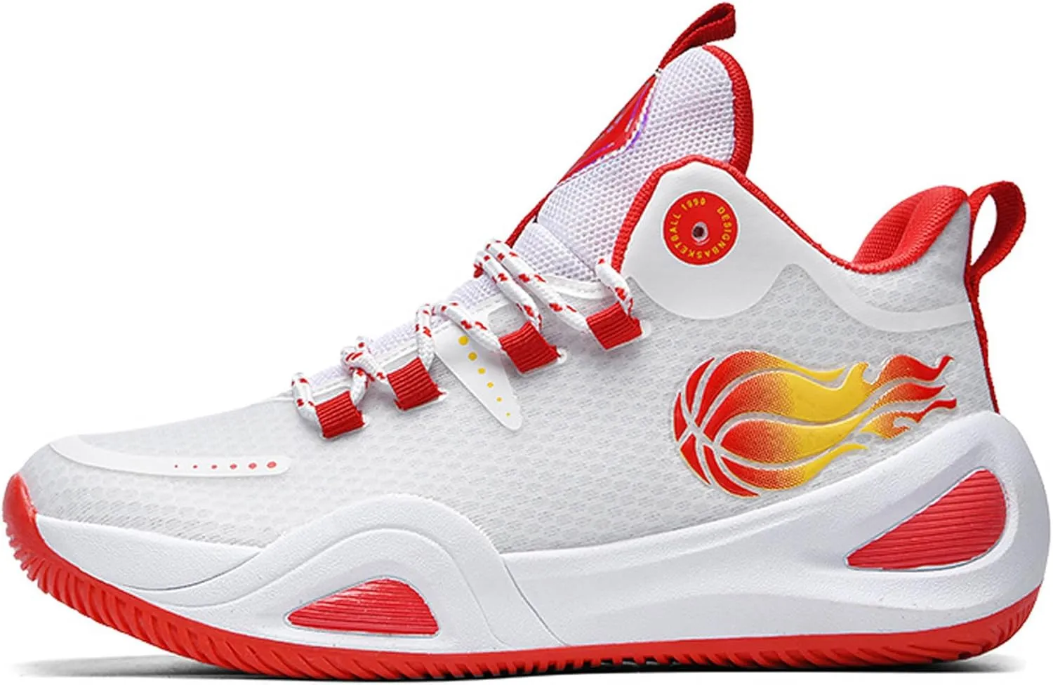 Men's Women's High Top Graffiti Anti Slip Basketball Shoes, Arch Supported Casual Sports Shoes, Men's Breathable Running Shoes, Fitness Cushioning Training Shoes