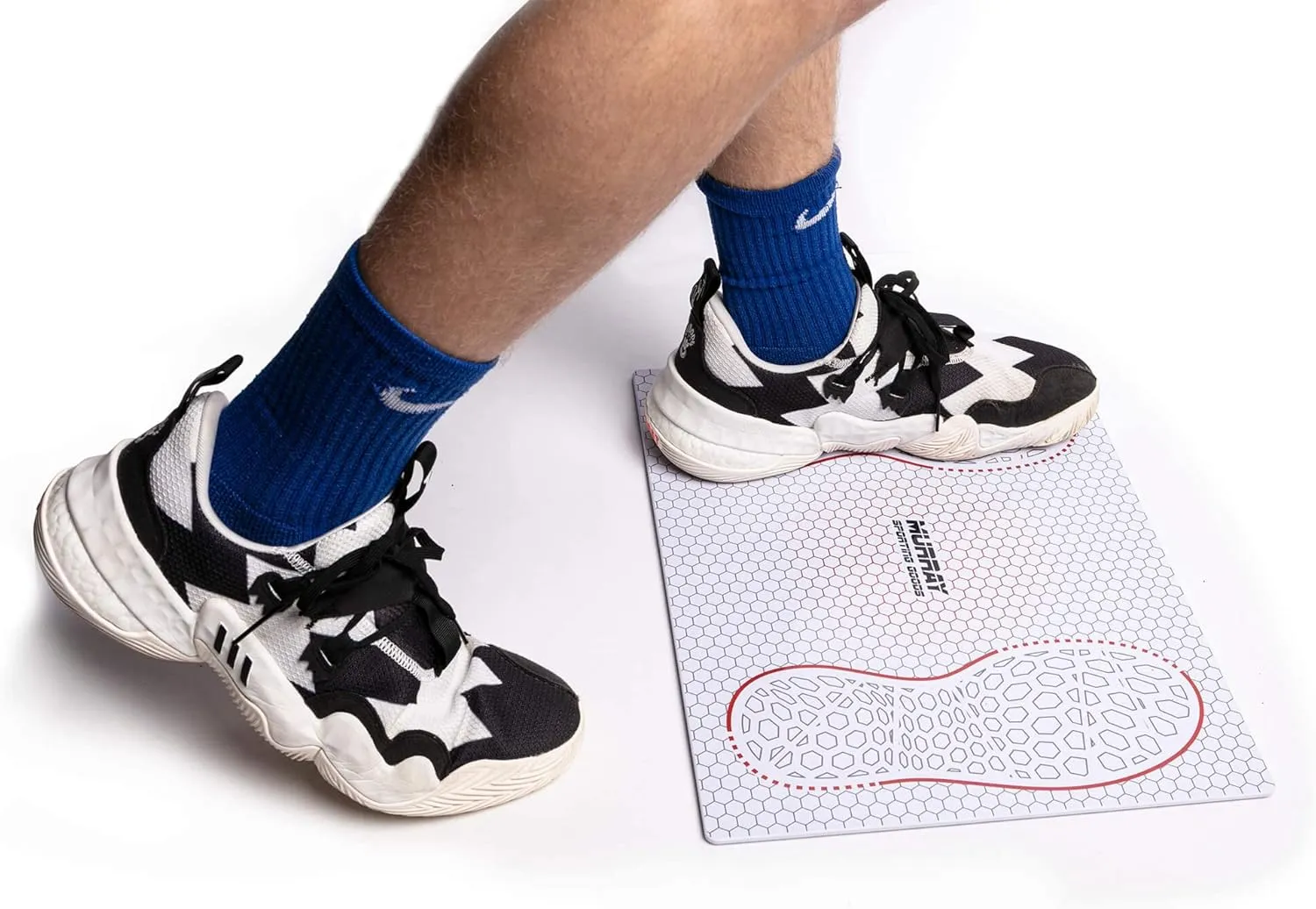 Murray Courtside Basketball Sticky Mat | Non-Slip Shoe Mat for Court Shoe Grip 17.5 in x 13.5 in