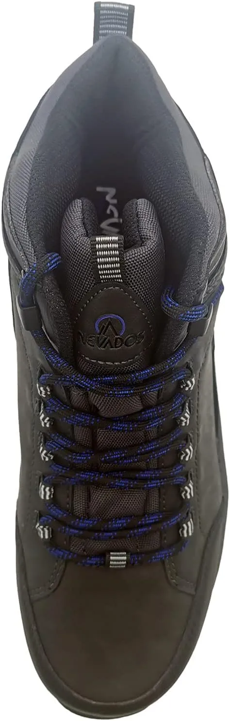 Nevados Glacier Mid Ankle Hiking Boots for Men| Water Resistant, Multi-Terrain, Solid & Durable Design Traction Outsole Contoured Insole