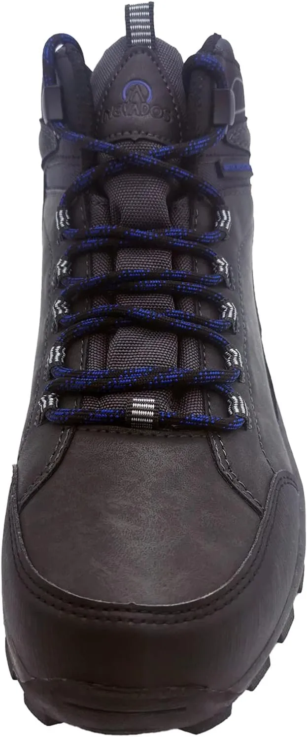 Nevados Glacier Mid Ankle Hiking Boots for Men| Water Resistant, Multi-Terrain, Solid & Durable Design Traction Outsole Contoured Insole