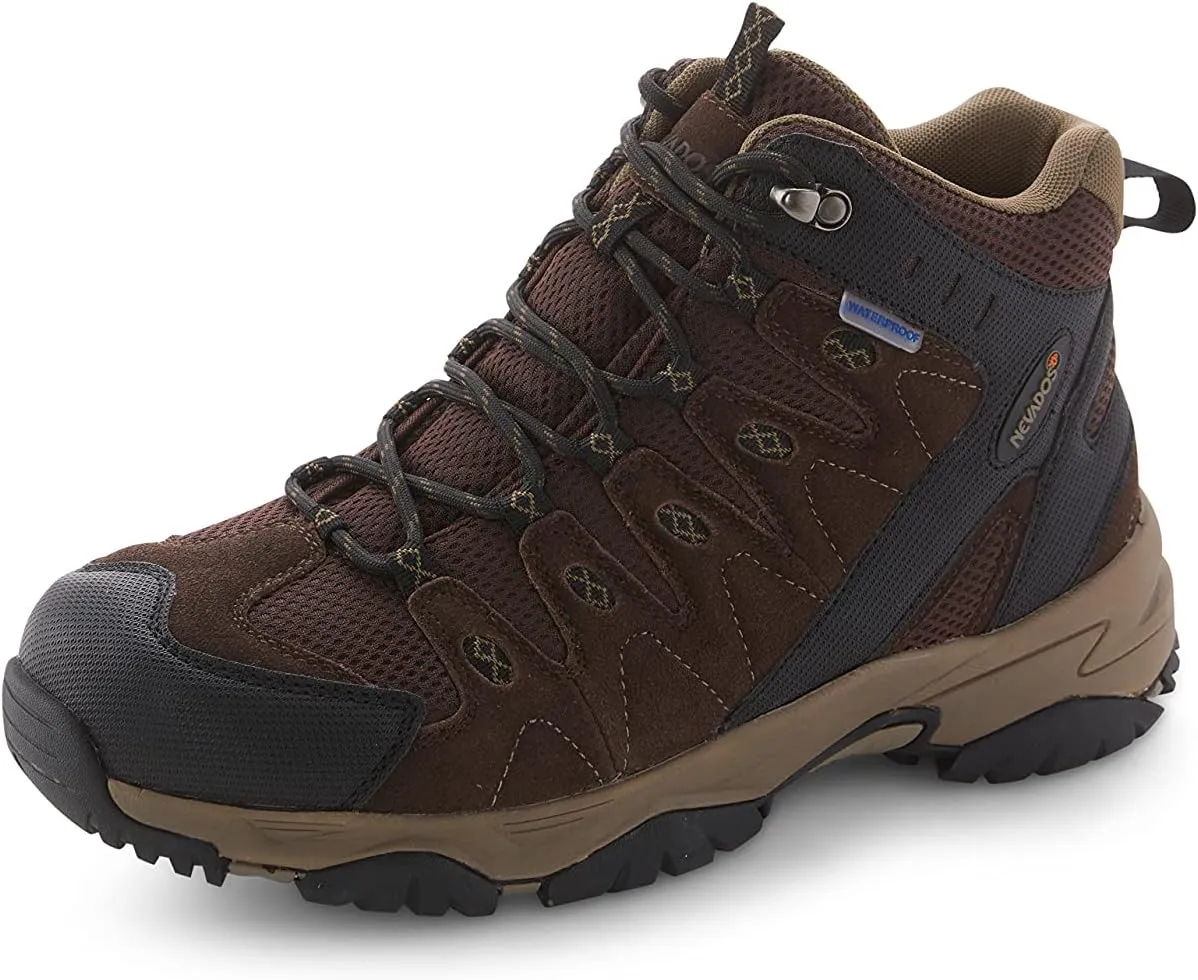 Nevados Men's Harriman Mid High Waterproof Hiking Boots Lightweight Trail Summer Outdoor
