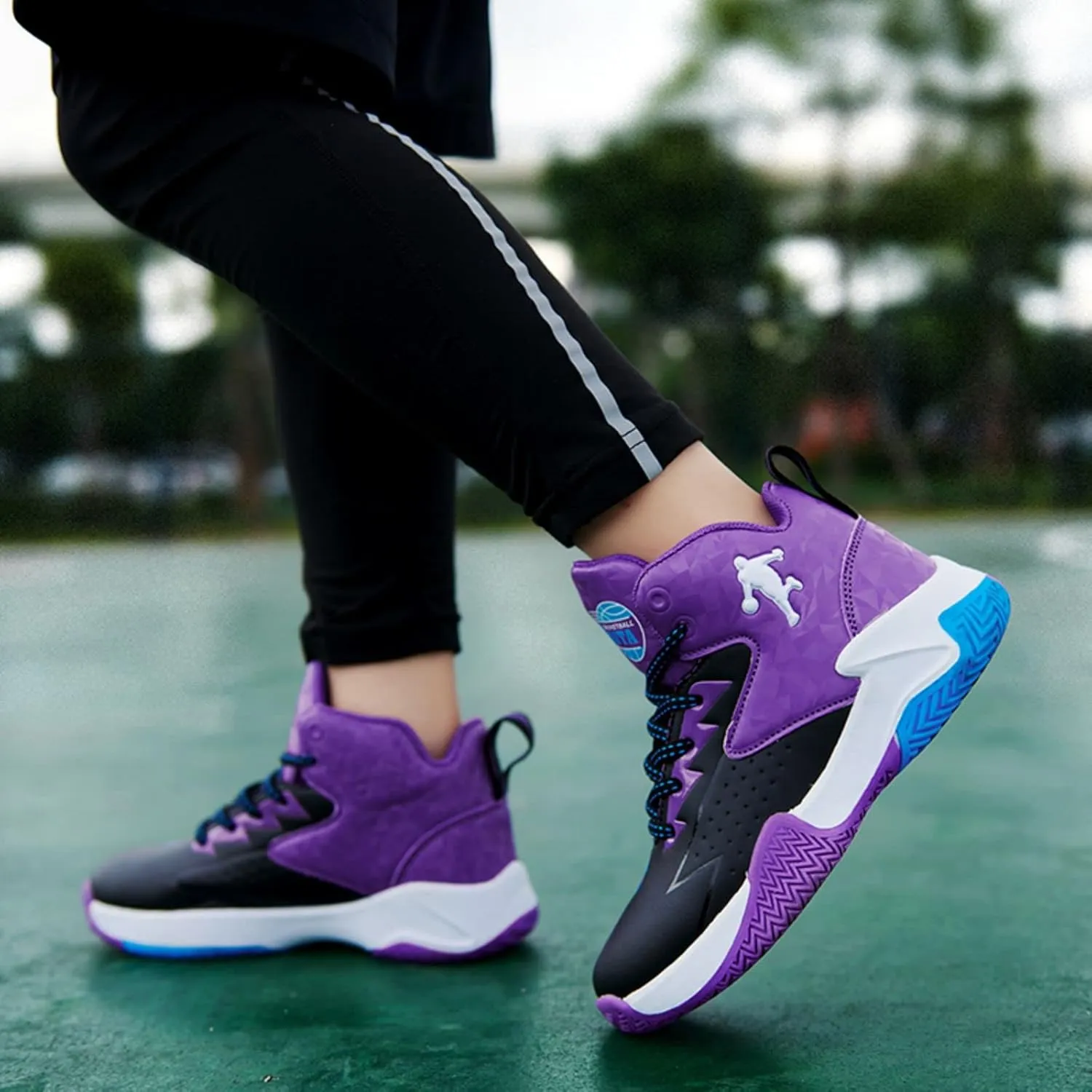 New Anti Slip and wear-Resistant Children's Basketball Shoes