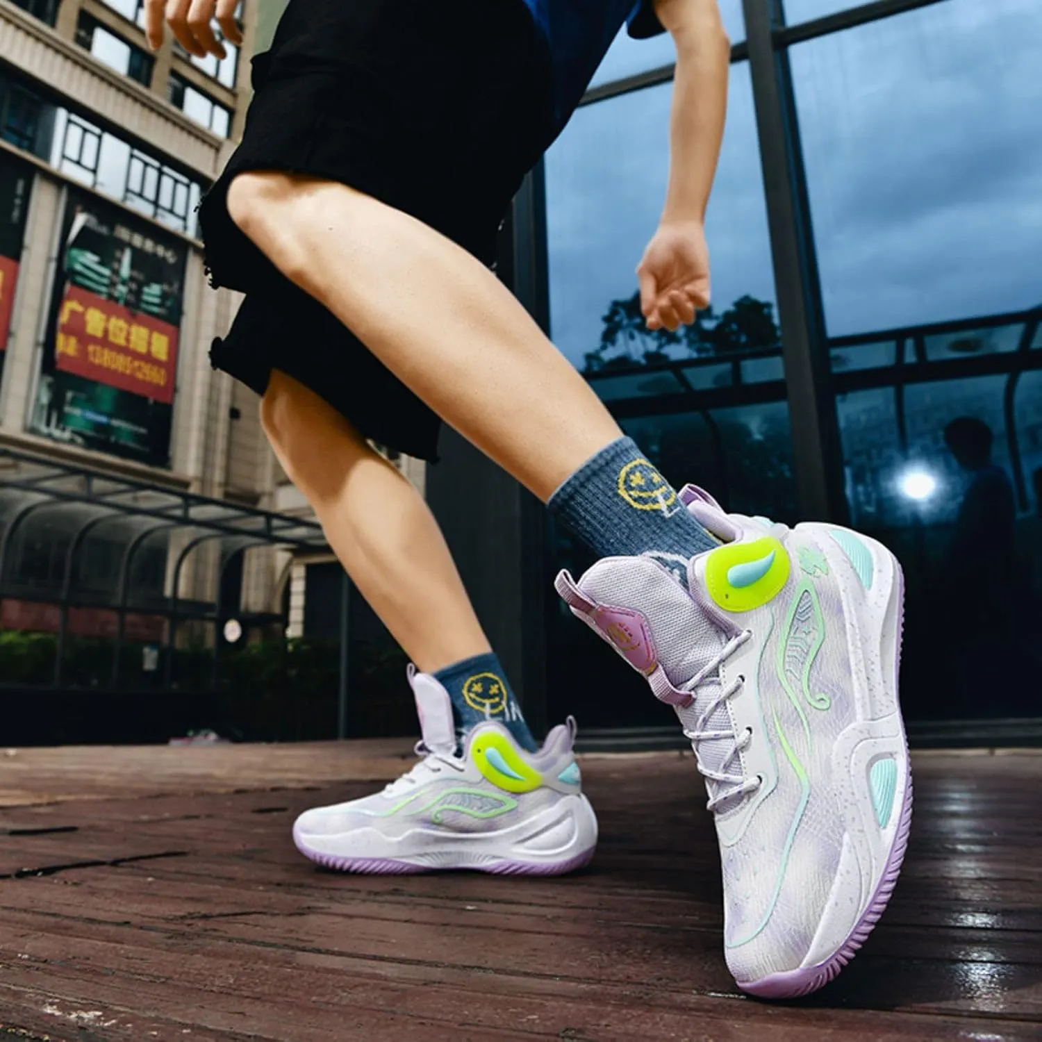 New wear-Resistant high top Basketball Shoes