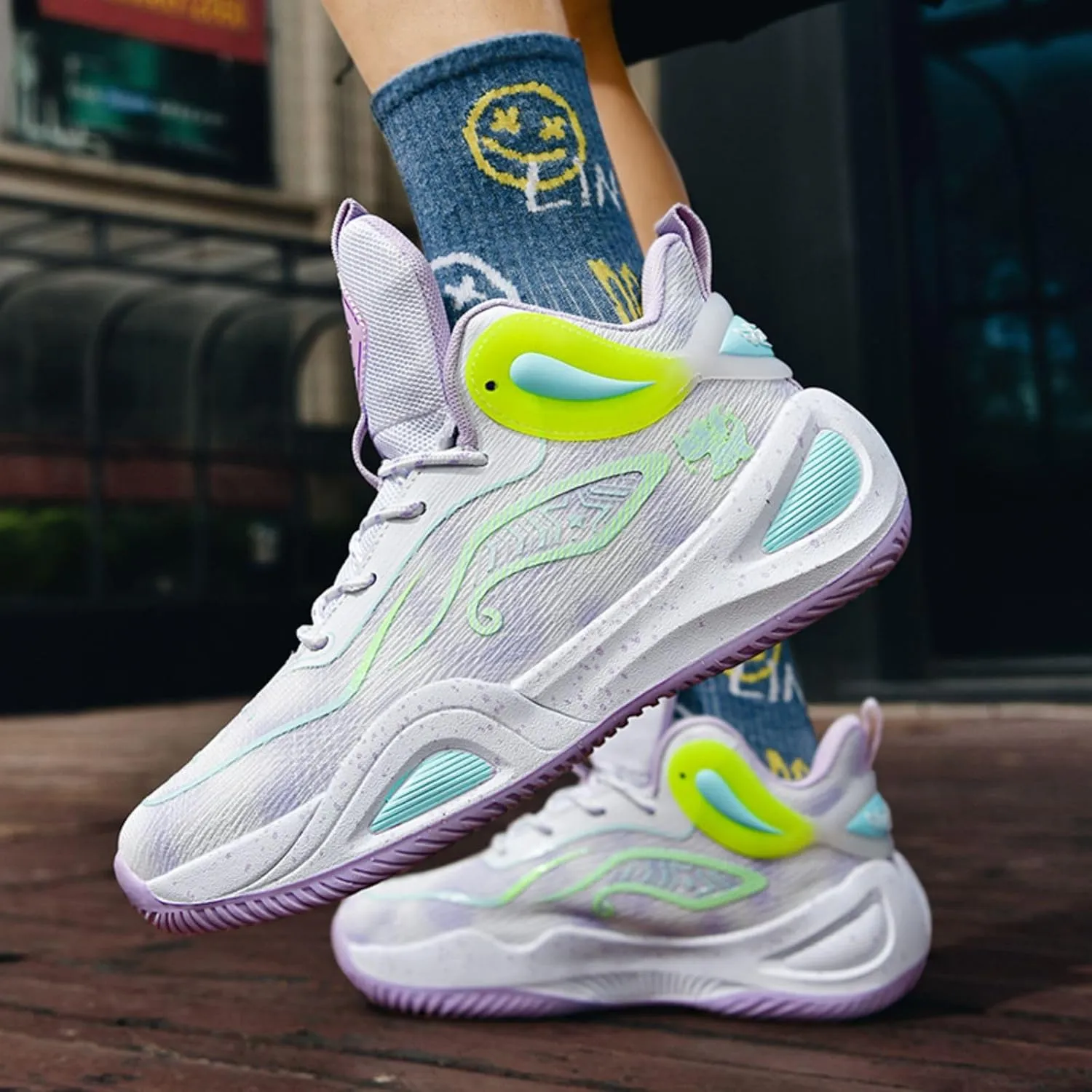 New wear-Resistant high top Basketball Shoes