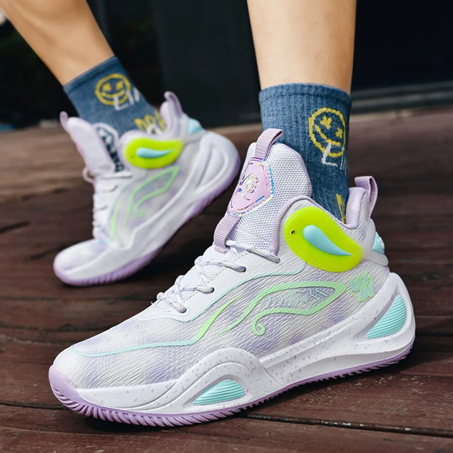 New wear-Resistant high top Basketball Shoes