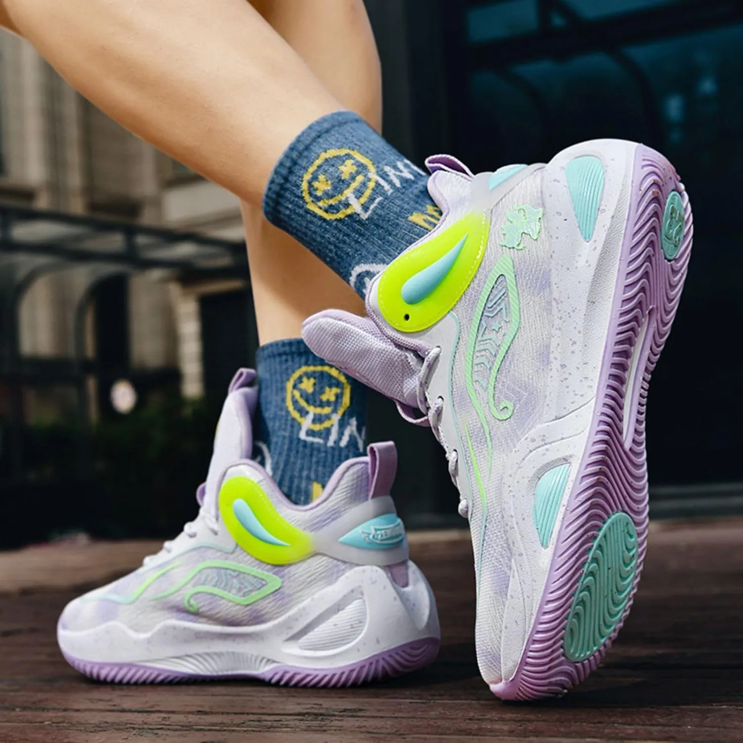New wear-Resistant high top Basketball Shoes