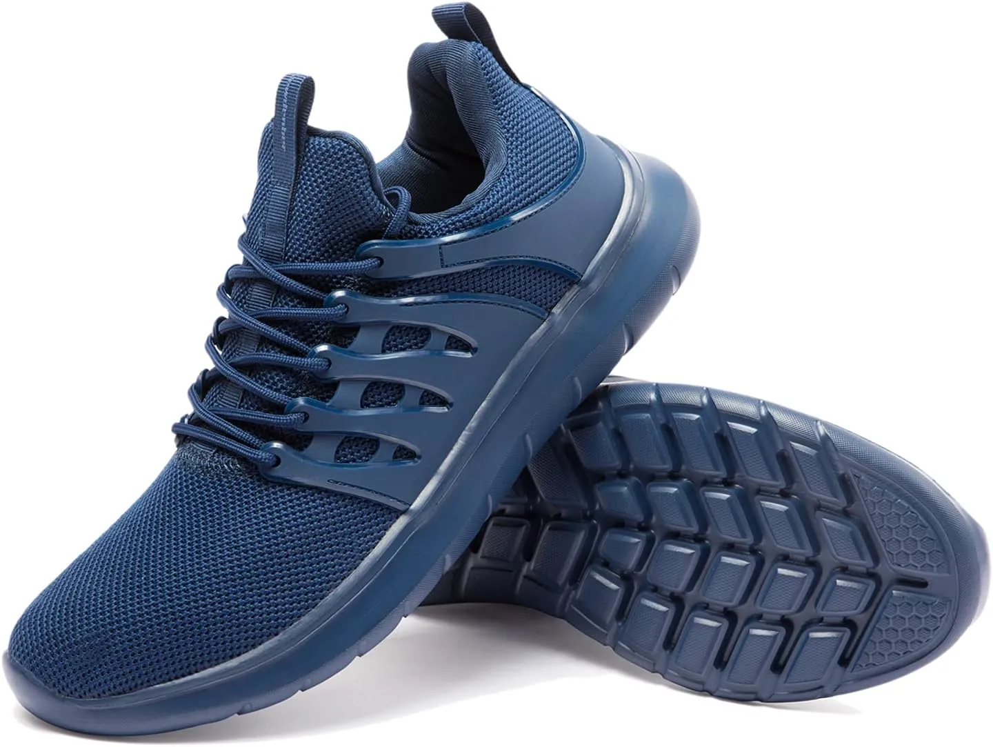 NewDenBer Men's Lightweight Sneakers Comfortable Athletic Walking Running Tennis Shoes