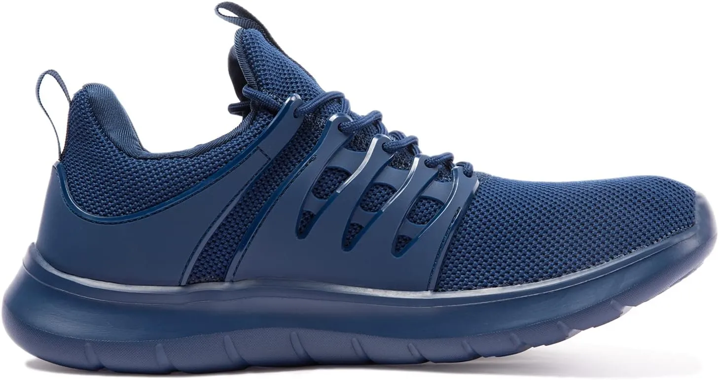 NewDenBer Men's Lightweight Sneakers Comfortable Athletic Walking Running Tennis Shoes